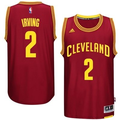 Kyrie Irving Cleveland Cavaliers #2 Road Big And Tall Jersey - Wine Red