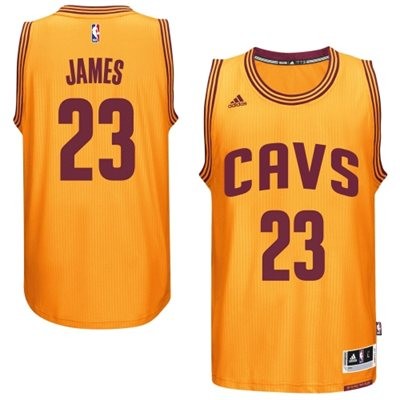 LeBron James Cleveland Cavaliers #23 Alternate Big And Tall Jersey - Gold