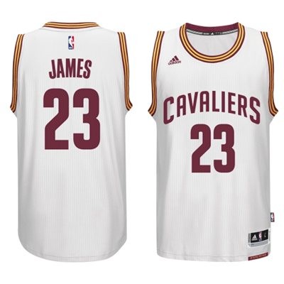 LeBron James Cleveland Cavaliers #23 Home Big And Tall Jersey - White