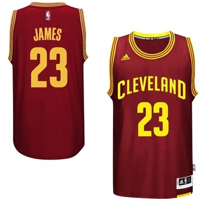 LeBron James Cleveland Cavaliers #23 Road Big And Tall Jersey - Wine Red