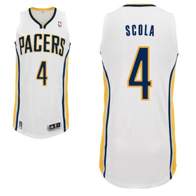 Luis Scola Indiana Pacers #4 Home Big And Tall Jersey - White