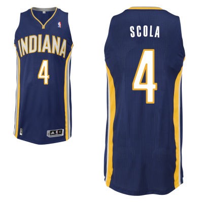 Luis Scola Indiana Pacers #4 Road Big And Tall Jersey - Navy Blue