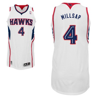 Paul Millsap Atlanta Hawks #4 Home Big And Tall Jersey - White