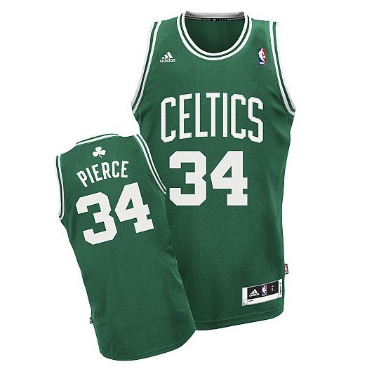 Paul Pierce Boston Celtics #34 Road Big And Tall Jersey - Green