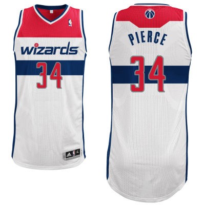 Paul Pierce Washington Wizards #34 Home Big And Tall Jersey - White