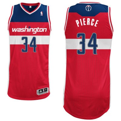 Paul Pierce Washington Wizards #34 Road Big And Tall Jersey - Red