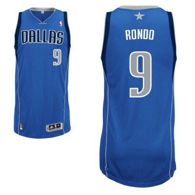 Rajon Rondo Dallas Mavericks #9 Road Big And Tall Jersey - Blue