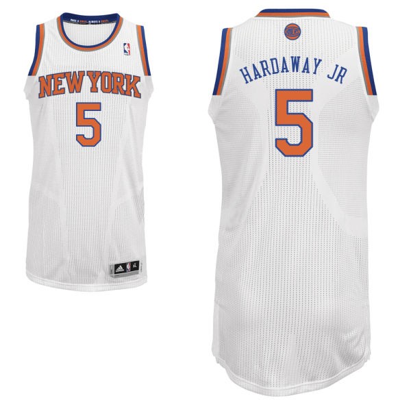 Tim Hardaway Jr New York Knicks #5 Home Big And Tall Jersey - White