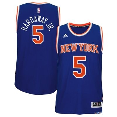 Tim Hardaway Jr New York Knicks #5 Road Big And Tall Jersey - Blue