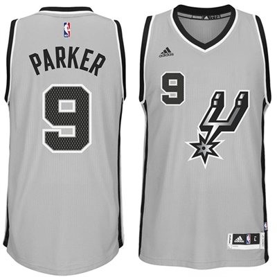 Tony Parker San Antonio Spurs #9 Alternate Big And Tall Jersey - Gray