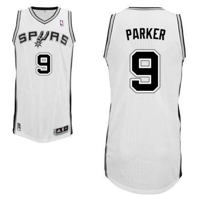 Tony Parker San Antonio Spurs #9 Home Big And Tall Jersey - White