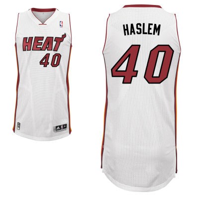 Udonis Haslem Miami Heat #40 Home Big And Tall Jersey - White