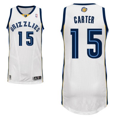 Vince Carter Memphis Grizzlies #15 Home Big And Tall Jersey - White