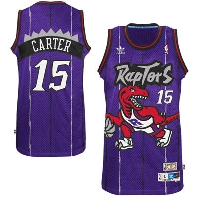 Vince Carter Toronto Raptors #50 Throwback Big And Tall Jersey - Purple