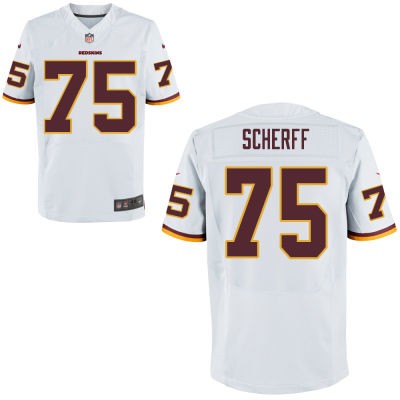 Brandon Scherff Washington Redskins #75 Big And Tall Jersey - White