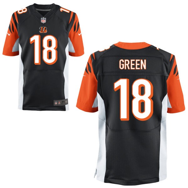 A. J. Green Cincinnati Bengals #18 Big And Tall Jersey - Black