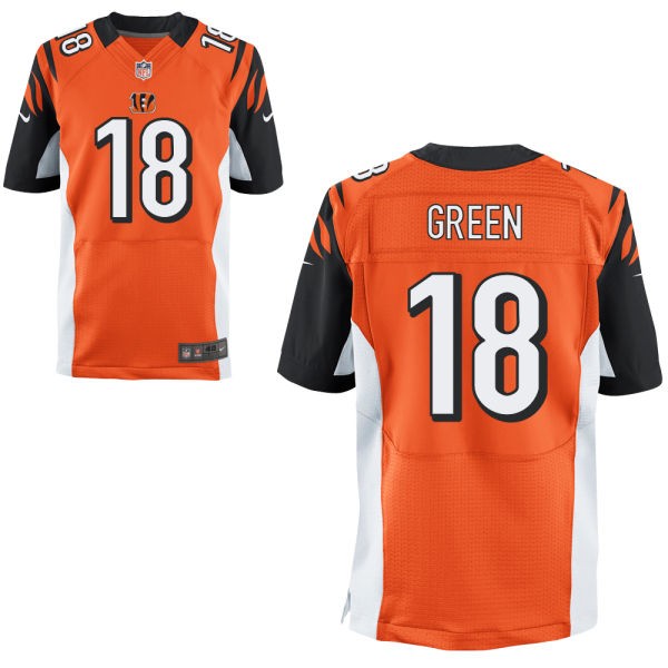 A. J. Green Cincinnati Bengals #18 Big And Tall Jersey - Orange