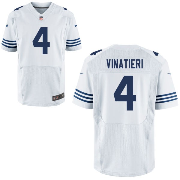 Adam Vinatieri Indianapolis Colts #4 Alternate Big And Tall Jersey - White