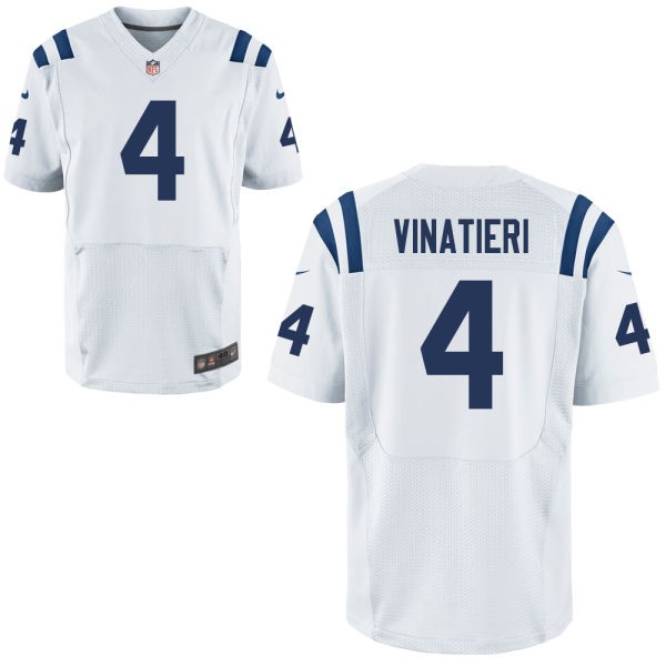 Adam Vinatieri Indianapolis Colts #4 Big And Tall Jersey - White