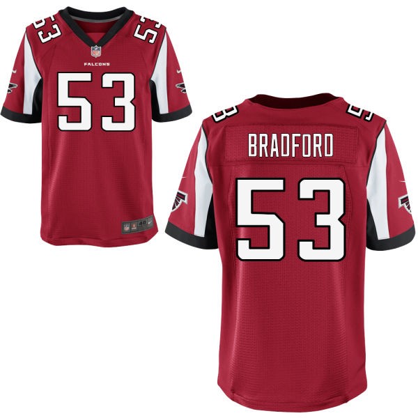 Allen Bradford Atlanta Falcons #53 Big And Tall Jersey - Red