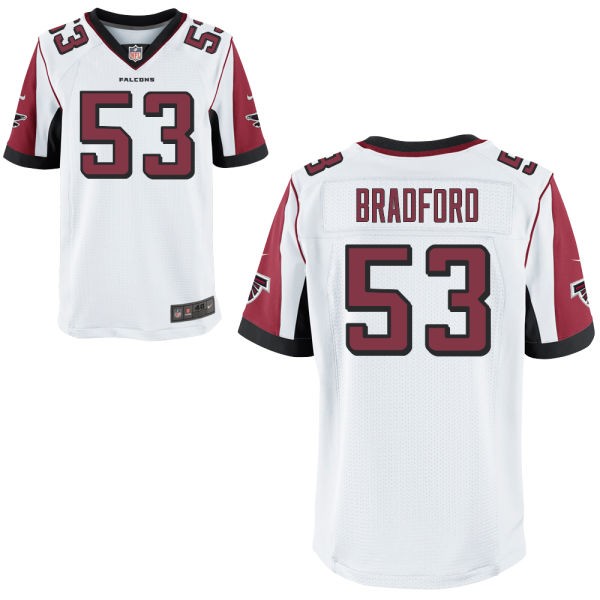 Allen Bradford Atlanta Falcons #53 Big And Tall Jersey - White