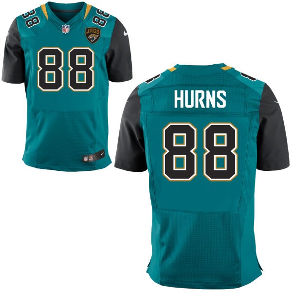 Allen Hurns Jacksonville Jaguars #88 Big And Tall Jersey - Teal