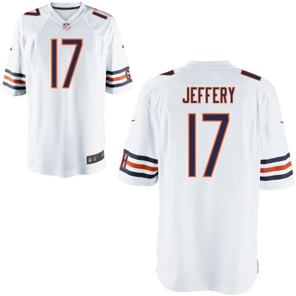 Alshon Jeffery Chicago Bears #17 Big And Tall Jersey - White