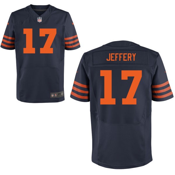 Alshon Jeffery Chicago Bears #17 Throwback Big And Tall Jersey - Blue