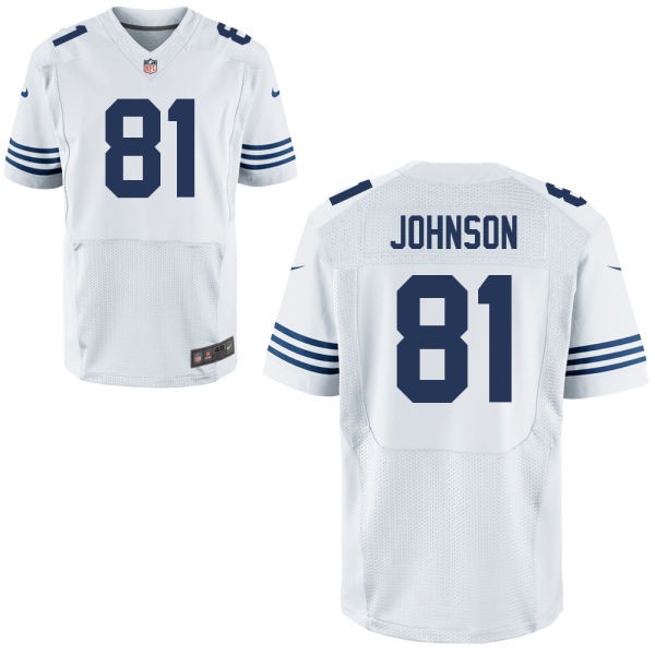 Andre Johnson Indianapolis Colts #81 Alternate Big And Tall Jersey - White