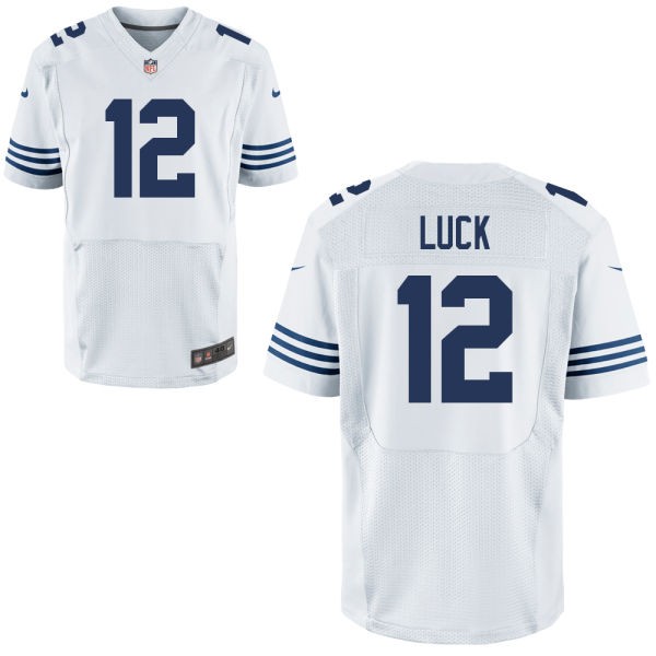 Andrew Luck Indianapolis Colts #12 Alternate Big And Tall Jersey - White