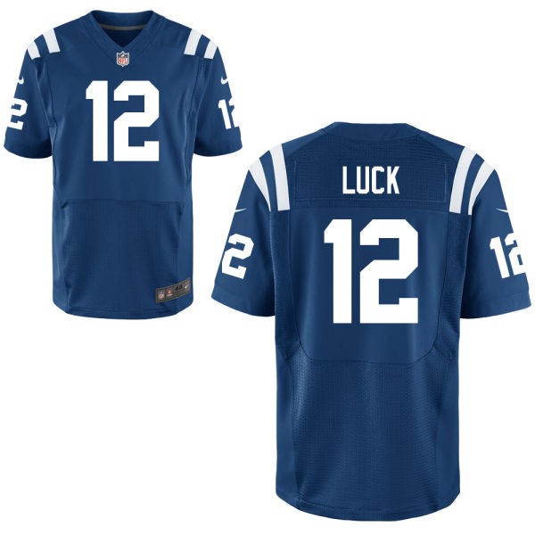 Andrew Luck Indianapolis Colts #12 Big And Tall Jersey - Speed Blue