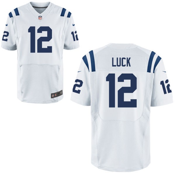 Andrew Luck Indianapolis Colts #12 Big And Tall Jersey - White