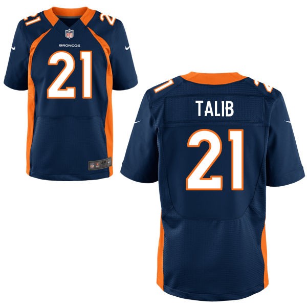 Aqib Talib Denver Broncos #21 Big And Tall Jersey - Navy Blue