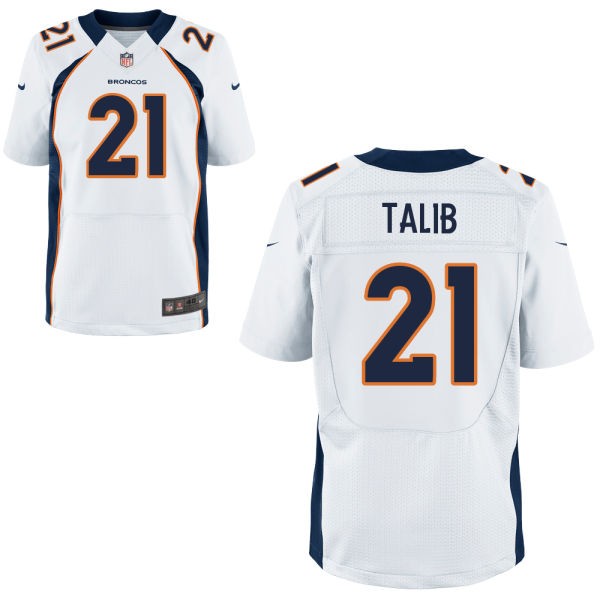 Aqib Talib Denver Broncos #21 Big And Tall Jersey - White