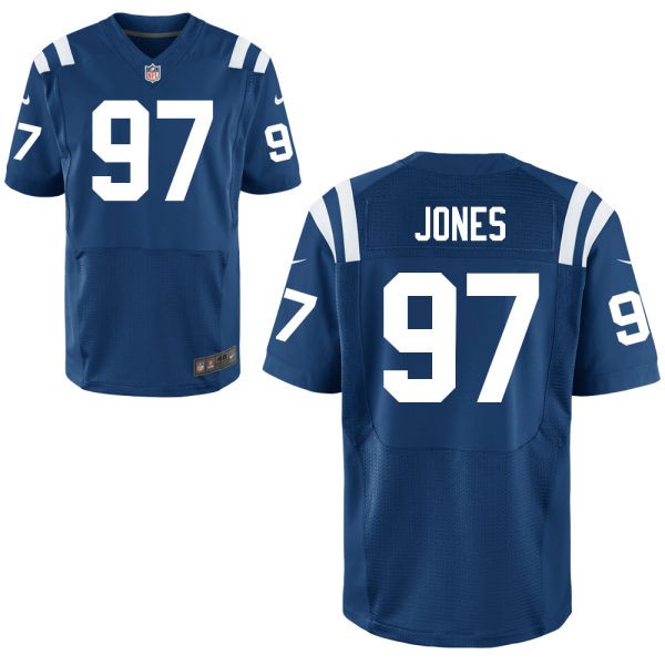 Arthur Jones Indianapolis Colts #97 Big And Tall Jersey - Speed Blue