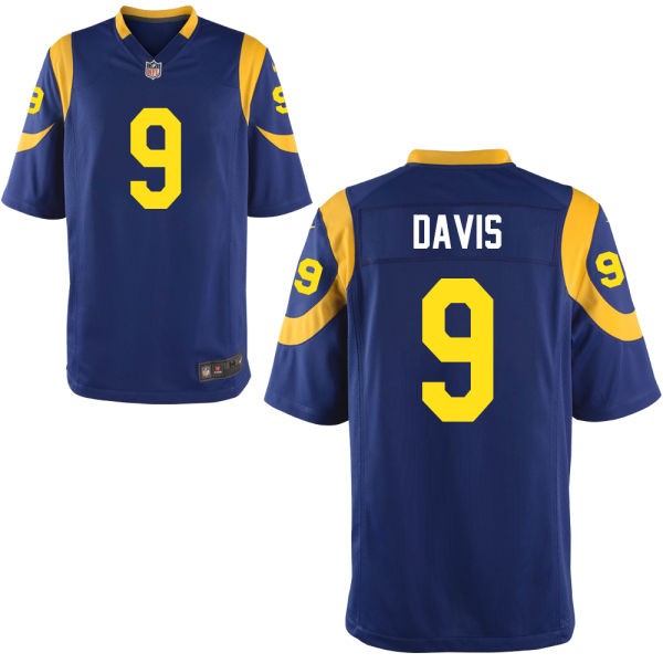 Austin Davis St. Louis Rams #9 Big And Tall Jersey - Blue