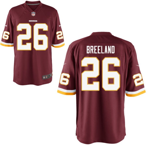 Bashaud Breeland Washington Redskins #26 Big And Tall Jersey - Burgundy