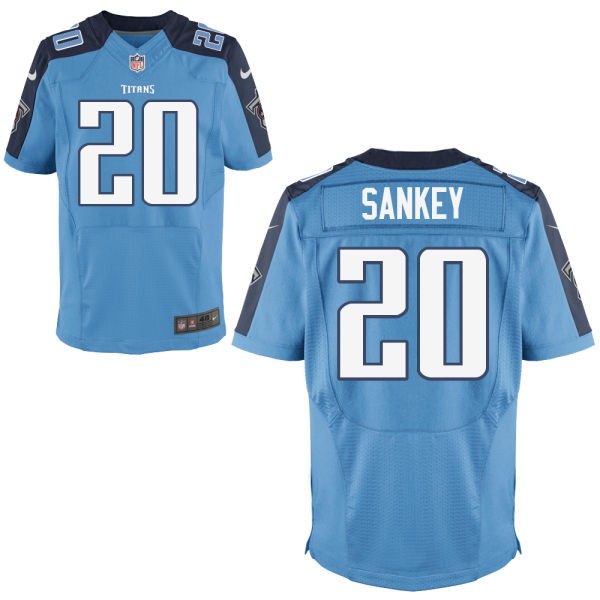 Bishop Sankey Tennessee Titans #20 Big And Tall Jersey - Blue