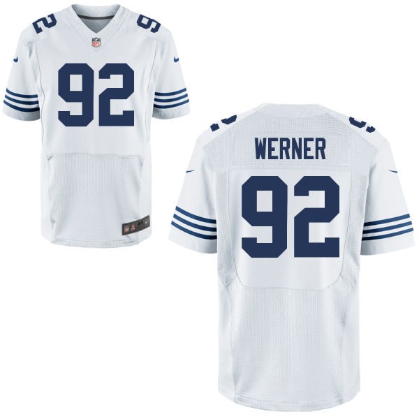 Bjorn Werner Indianapolis Colts #92 Alternate Big And Tall Jersey - White