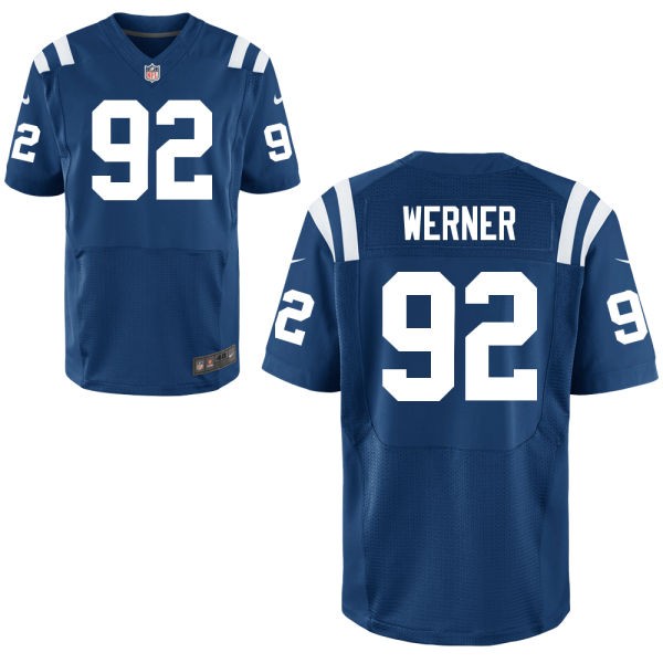 Bjorn Werner Indianapolis Colts #92 Big And Tall Jersey - Speed Blue