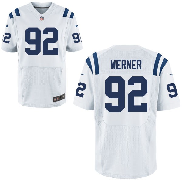 Bjorn Werner Indianapolis Colts #92 Big And Tall Jersey - White