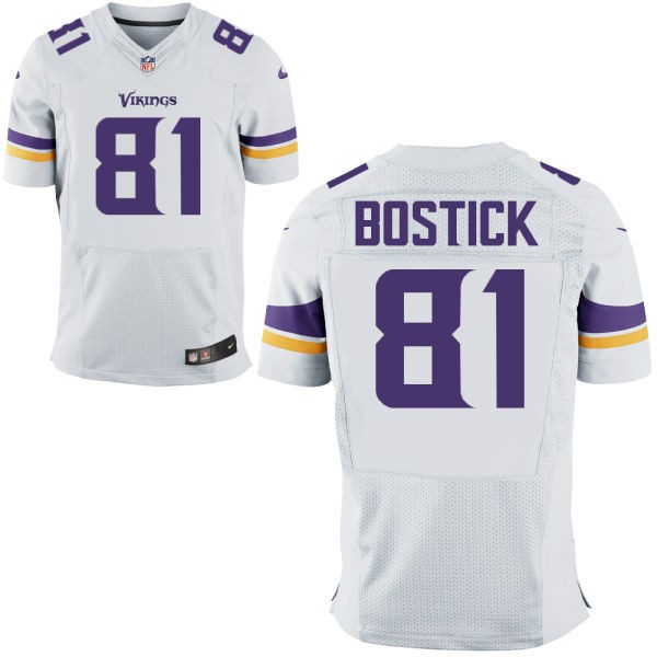 Brandon Bostick Minnesota Vikings #81 Big And Tall Jersey - White