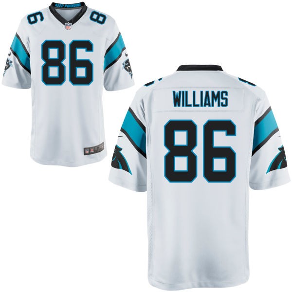 Brandon Williams Carolina Panthers #86 Big And Tall Jersey - White