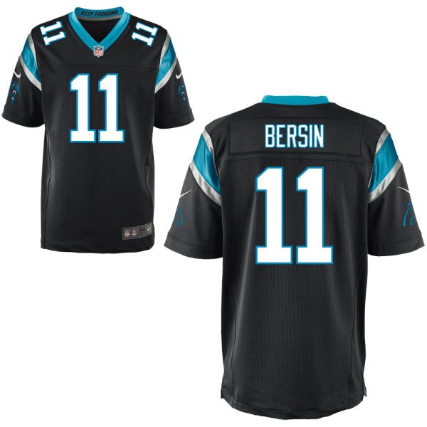 Brenton Bersin Carolina Panthers #11 Big And Tall Jersey - Black