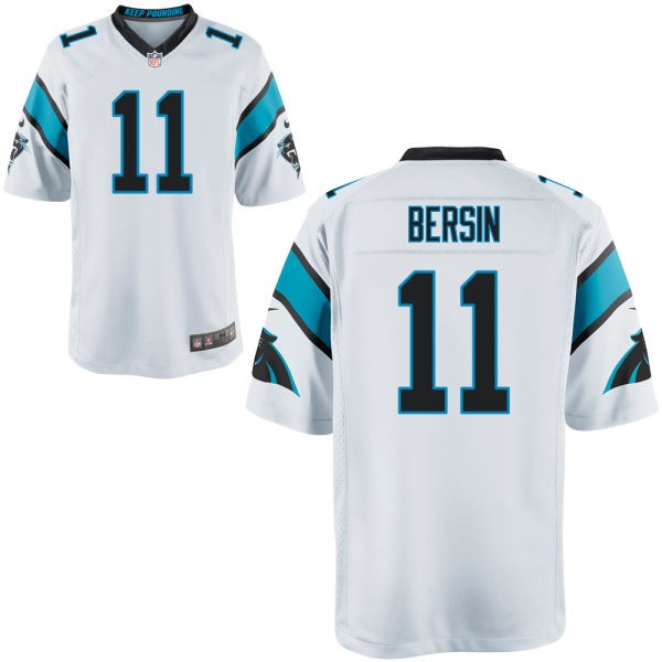 Brenton Bersin Carolina Panthers #11 Big And Tall Jersey - White