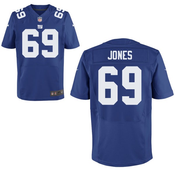 Brett Jones New York Giants #69 Big And Tall Jersey - Royal Blue