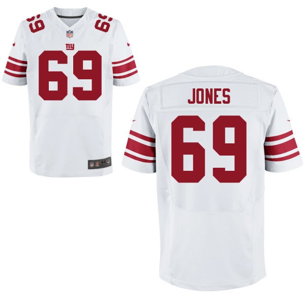 Brett Jones New York Giants #69 Big And Tall Jersey - White