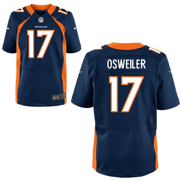 Brock Osweiler Denver Broncos #17 Big And Tall Jersey - Navy Blue