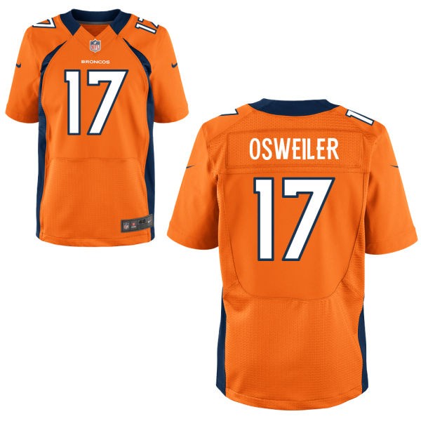 Brock Osweiler Denver Broncos #17 Big And Tall Jersey - Orange