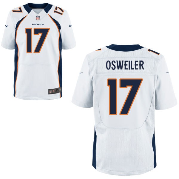 Brock Osweiler Denver Broncos #17 Big And Tall Jersey - White